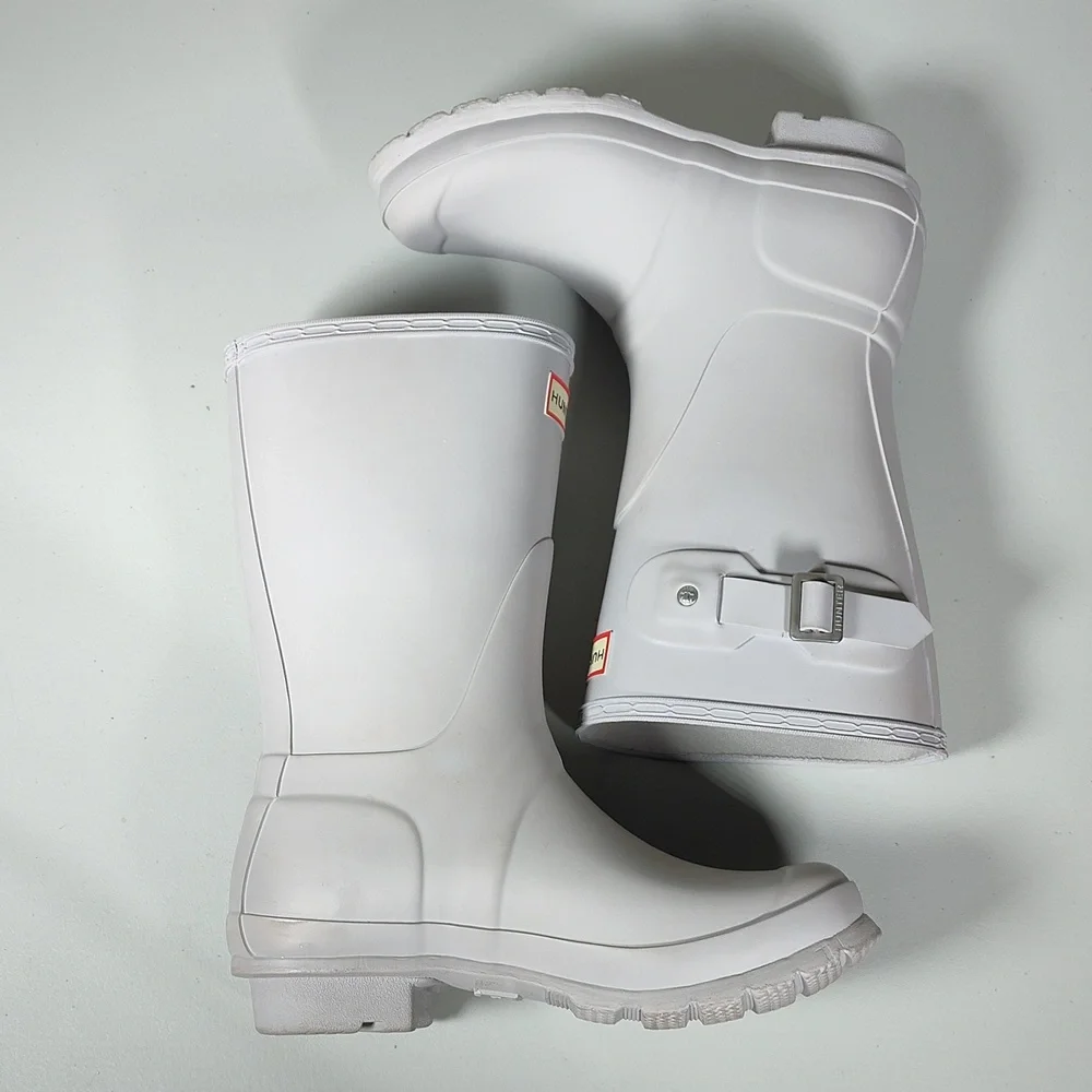 Hunter Women's Original Short Rain Boots in Gray‎ 5